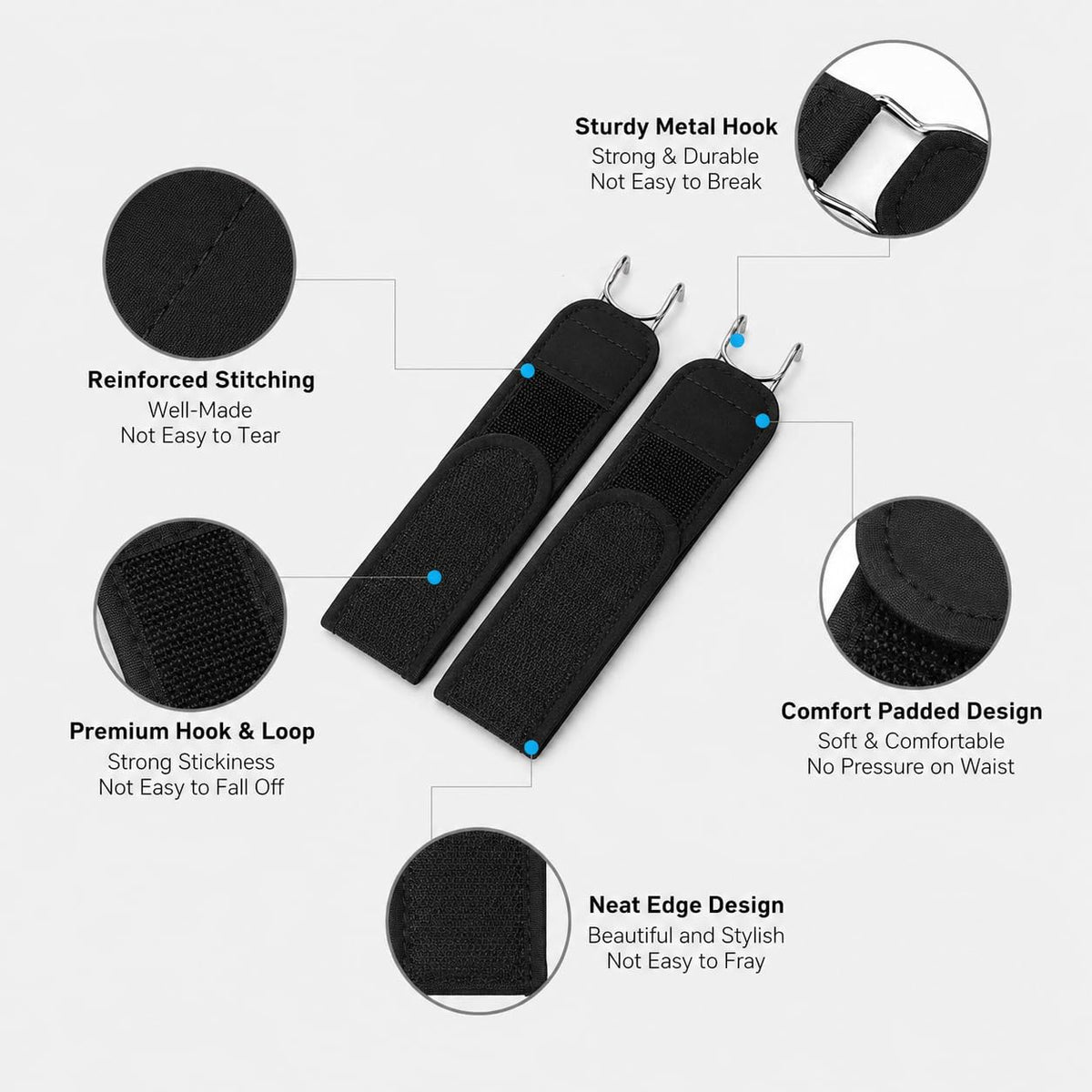 Seamless Comfort Buckle-Free Elastic Belt